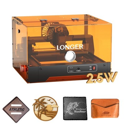 LONGER Ray5 miniS 2.5W Laser Engraver Machine, 12000mm/min,  Free Honeycomb-440