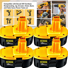 4PACK 18V For Dewalt 18 VOLT XRP Ni-MH 7.0Ah Battery DC9099 DC9096 DC9098 NEW