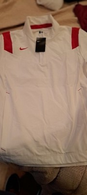 ***NWT Nike Team Men's Windshirt Short Sleeve Pullover  Cage Jacket sz L***