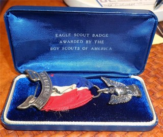 Boy Scout Eagle Medal Rob 3 w/Coffin Box # 12
