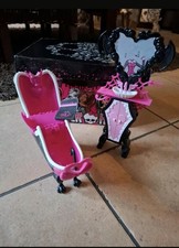 MONSTER HIGH Draculaura Badezimmer Badewanne & Waschbecken