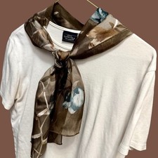Adrienne Vittadini 100 Silk Scarf
