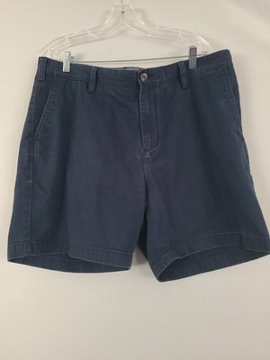 Nautica Mens Navy Blue 100% Cotton Classic Fit Chino Shorts Sz 38W Style B61060
