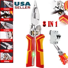 8in1 Wire Strippers Electricity Measurement ,Wire Stripping Pliers for Cutting