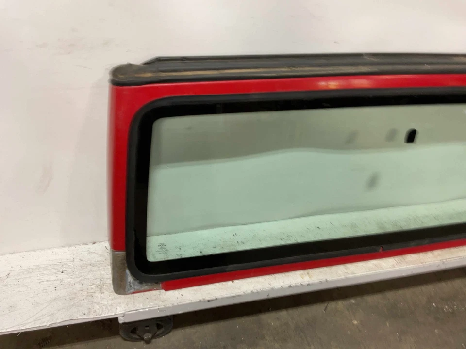 Marco de parabrisas Jeep TJ Wrangler OEM con vidrio rojo llama PR4 1997-2002 045005 Foto 3 de 4
