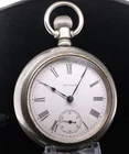 Antique 1905 Waltham Sterling Model Steel 59mm 7J 18s O/F Pocket Watch $1 N/R