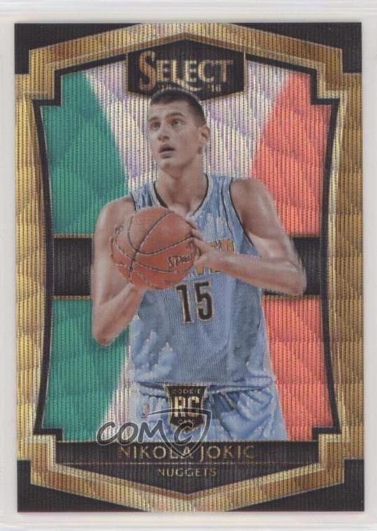 2015-16 Panini Select Premier Level Tri-Color Prizm Nikola Jokic #128 0ad