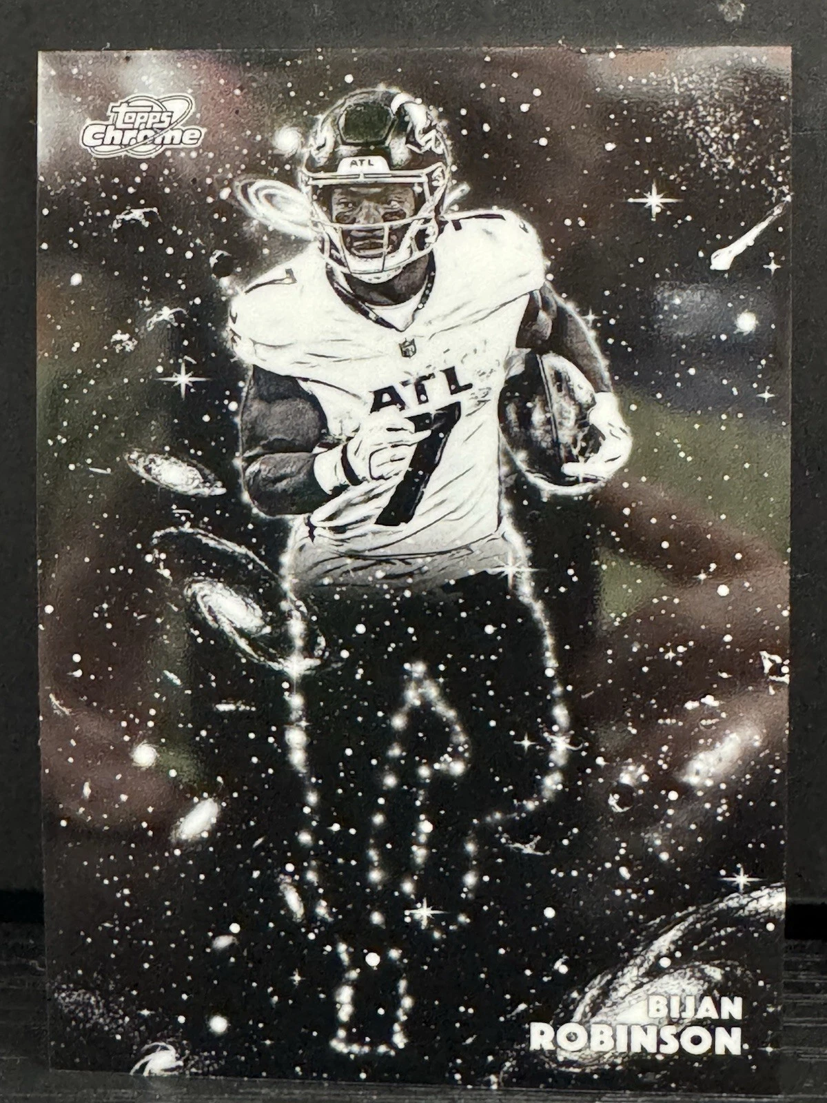 Topps 2025 Cosmic Chrome Football Bijan Robinson Falcons BCV-3 Constellation