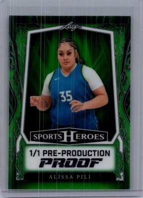 Alissa Pili Leaf 1/1 Pre Production Proof