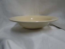 Homer Laughlin Fiesta (Old): Old Ivory Rim Soup Bowl, 8 1/2" x 1.5" Tall