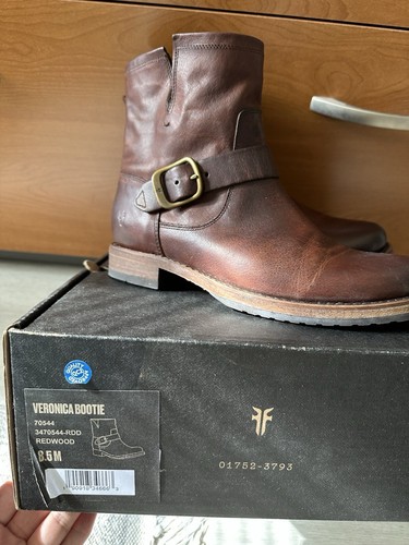 Neu, Veronica Frye Stiefel, Größe 8,5, Redwood