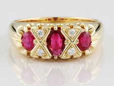 2Ct Oval Cut Lab-Created Ruby Engagement Women's Ring 925 Sterling Silver