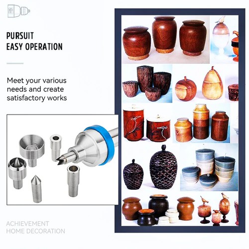 MT2 Morse Taper 2 Shank Wood Lathe Interchangeable Live Center 6 Center Points - Picture 13 of 13