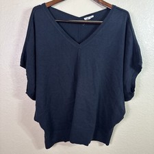 Eileen Fisher Size Large Oversize Black Cashm...