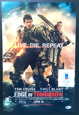 DOUG LIMAN SIGNED EDGE OF TOMORROW 12X18 MOVIE POSTER PHOTO DIRECTOR CRUISE BAS