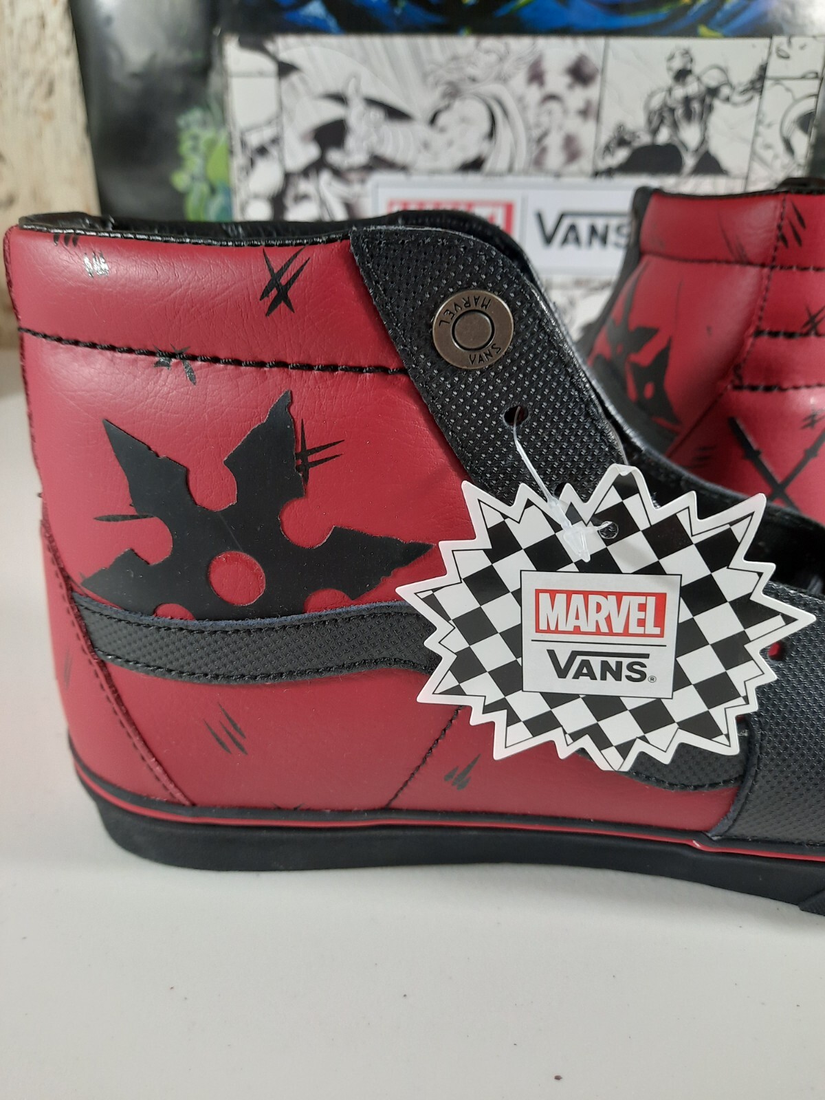 Vans Sk8-hi X Marvel Deadpool US 12 image 6