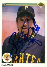 Bob Walk autographed Baseball Card (Pittsburgh Pirates) 1990 Upper Deck #596