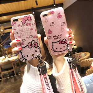 Sparkle For iPhone  11  Pro  Xs Max  X Glitter Hello  Kitty  