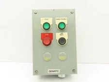 SCE-6PBI Pushbutton Control Station Enclosure Start/Stop/Reset 6-Button Box