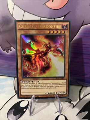 Fluch des Drachenfeuers MIL1-DE002 Ultra Rare 1. Auflage YuGiOh (B)
