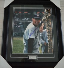 AUTO DPISPORTS TED WILLIAMS BOSTON RED SOX BATTING CAGE FRAMED 16X20