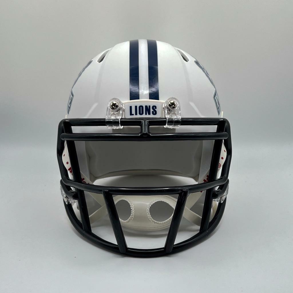 Penn State Nittany Lions CUSTOM Matte White Mountain Lion Mini Football  Helmet