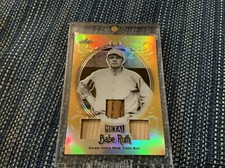 True 1/1 Babe Ruth Triple Game Used Bat Multi Shades Texture Of Bat Leaf Metal