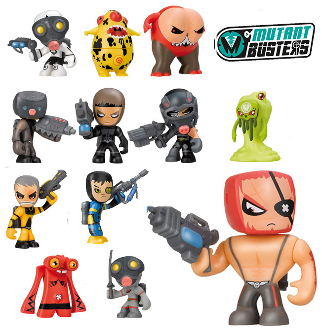Mutant Busters Series 2 Full Set of 8 Action Figures Bundle for