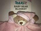 pink baby bear security blanket * NEW w/Tag * Super Soft & Cute! — photo 6