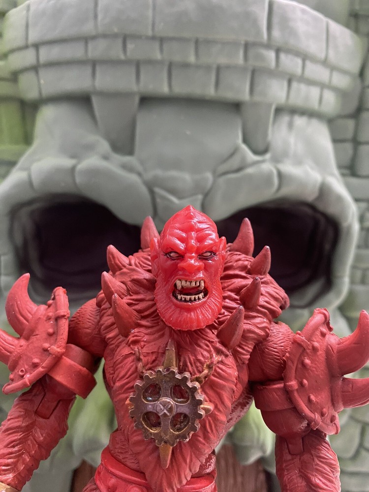 Motu Origins Masterverse Beastman Custom Head (Red)