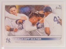 2022 Topps Series 1 Baseball #119 Walk-Off Water (New York Yankees)