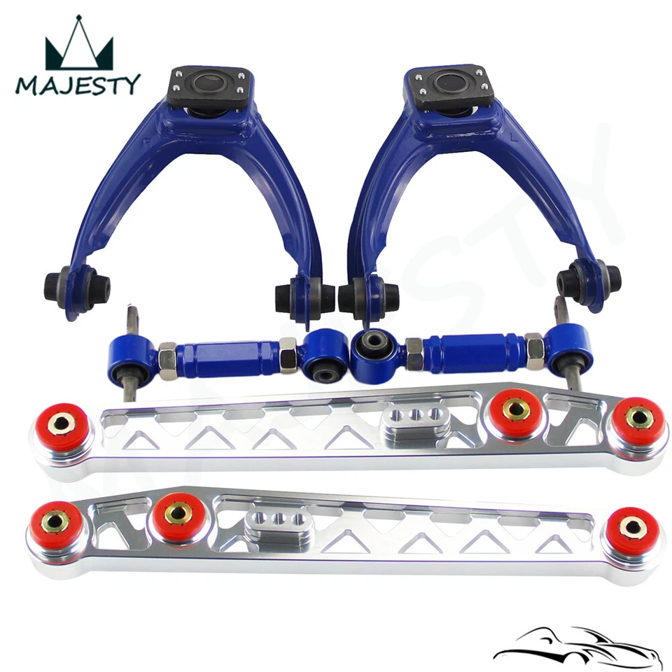 Lower Control Arm LCA+Front Upper+ Rear Camber Kit For 96-00 Honda Civic EK SL - Image 2 of 4