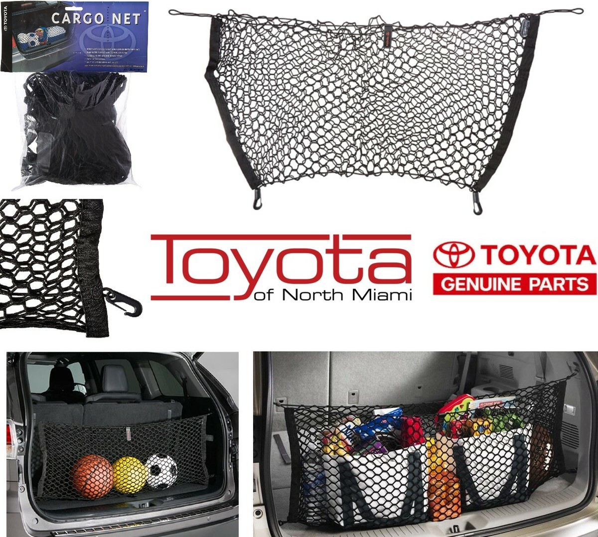 OEM Genuine Toyota 2014-2022 Highlander Cargo Net Envelope PT347