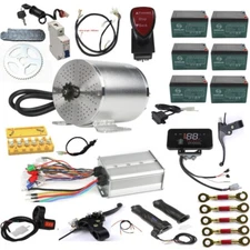 72V 3000W Electric DC Motor Controller Battery Kit for Go Kart Bicycle Golf Cart