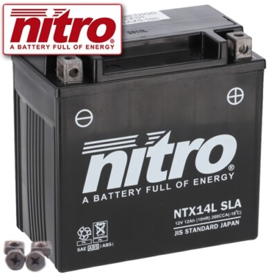 Batterie für Harley XL 883 L Sportster Super  16 Nitro YTX14L-BS GEL geschlossen