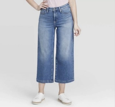 Universal Thread Jeans Wide Leg Crop 
