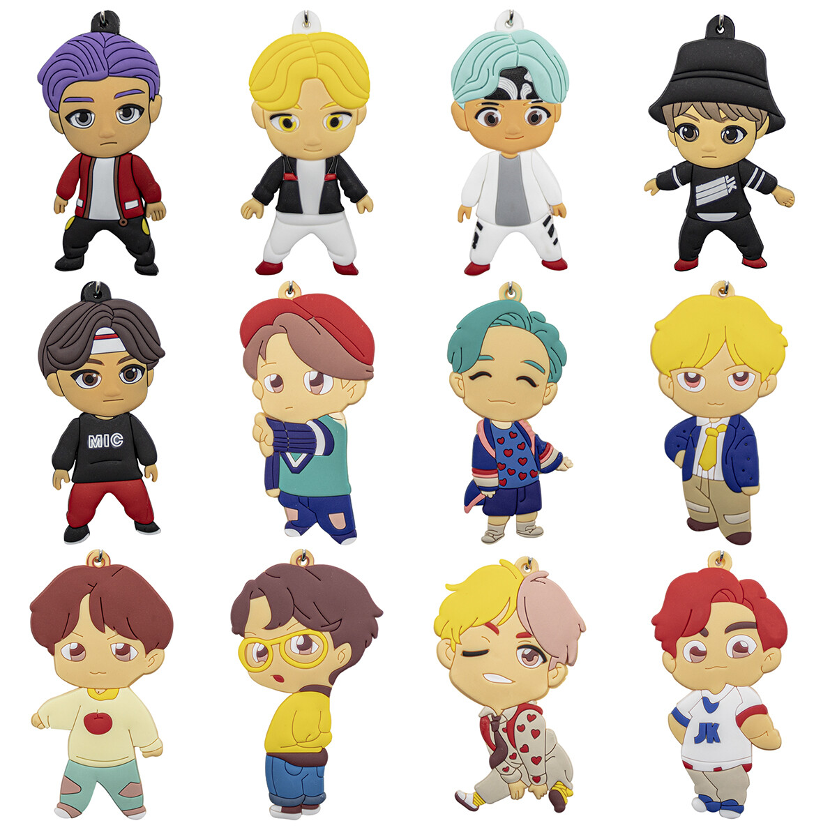 BTS Hanging Ornament Keychain K-Pop Korean Pop Music Mini Flat