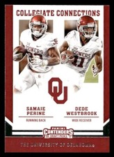 2017 Contenders DP #6 Samaje Perine / Dede Westbrook Rookie Oklahoma