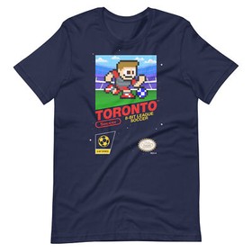 Toronto FC 8-bit Retro NES League Soccer Football Club Jersey Kit T-Shirt