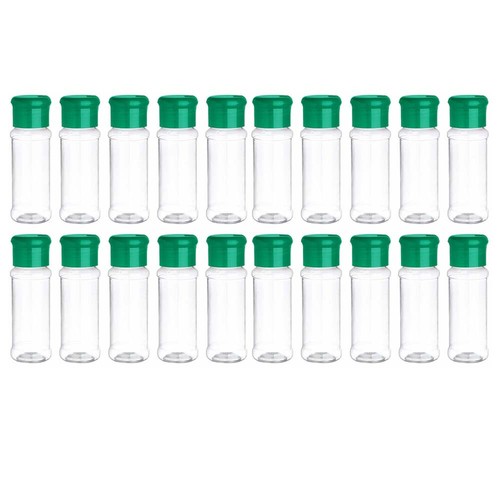 10/20Pcs Plastic Salt Pepper Seasoning Jars Condiment Bottles Cruet Container US - Picture 18 of 18