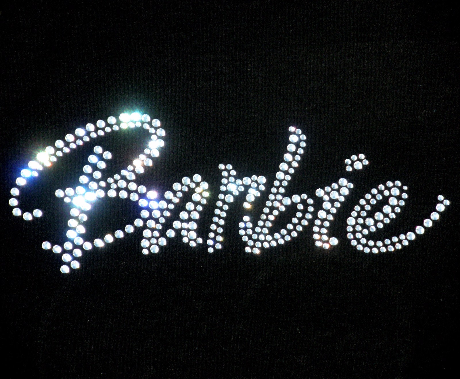 Barbie Rhinestone Lettering 8