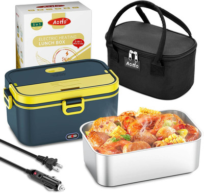 80W Loncheras Electrica Para Comida Calentar El Almuerzo Caliente Trabajo Carro
