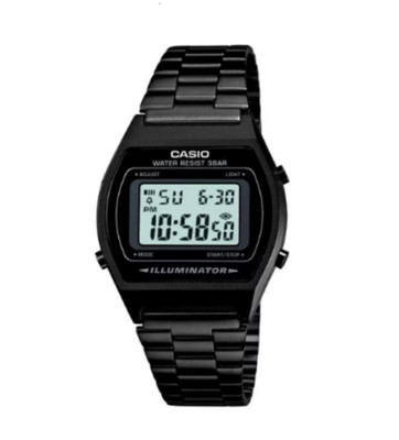 Casio Men's Black Digital Display Stainless Steel Casual Watch B640WB-1ADF