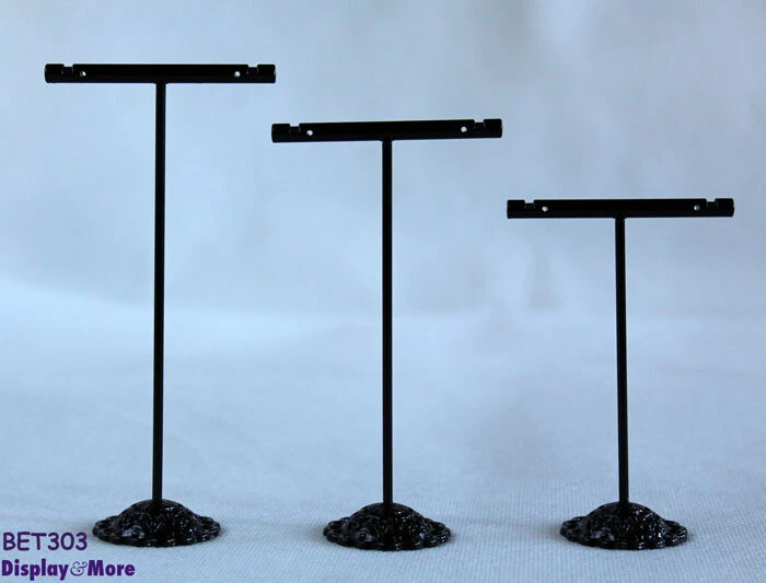 Earring Holder Stand Black METAL T Shape 12pcs BEST Value AUSSIE Seller