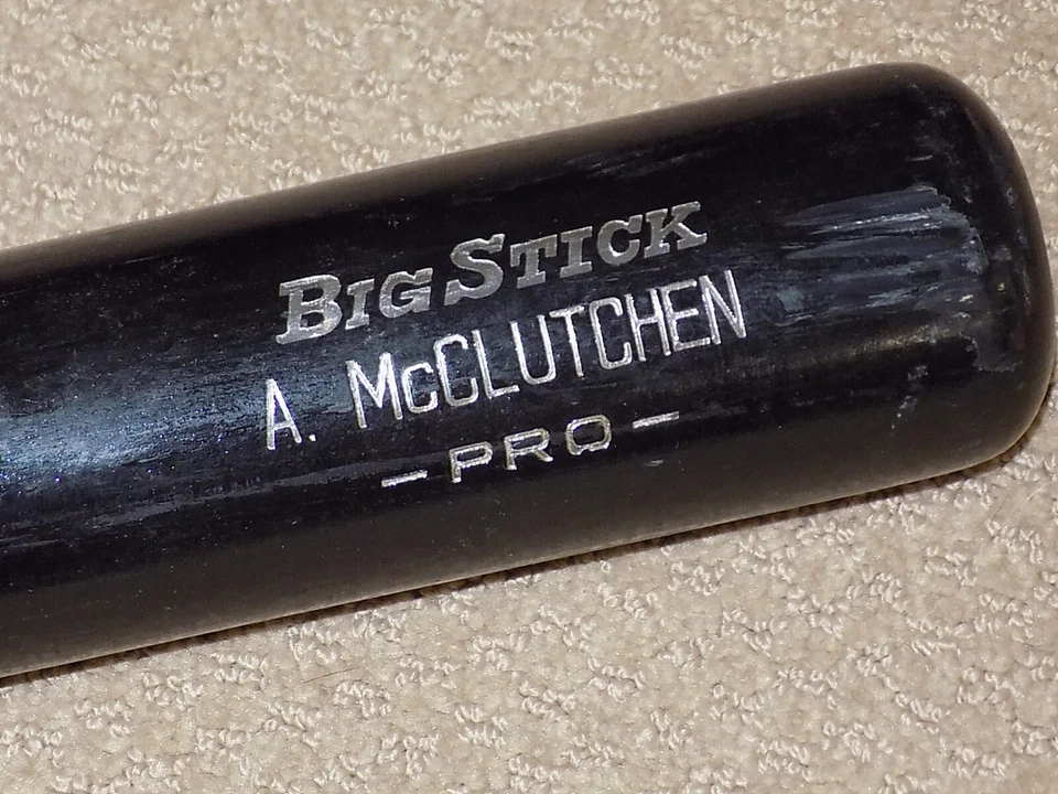 Andrew McCutchen Maple Game Bat 2012 Pittsburgh Pirates Phillies Foto 3 de 4