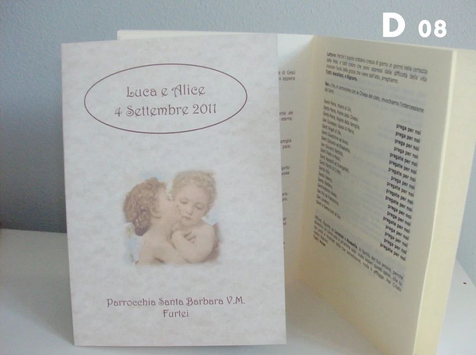 Libretti messa per matrimonio e nozze, personalizzabili - Immagine 3 di 4