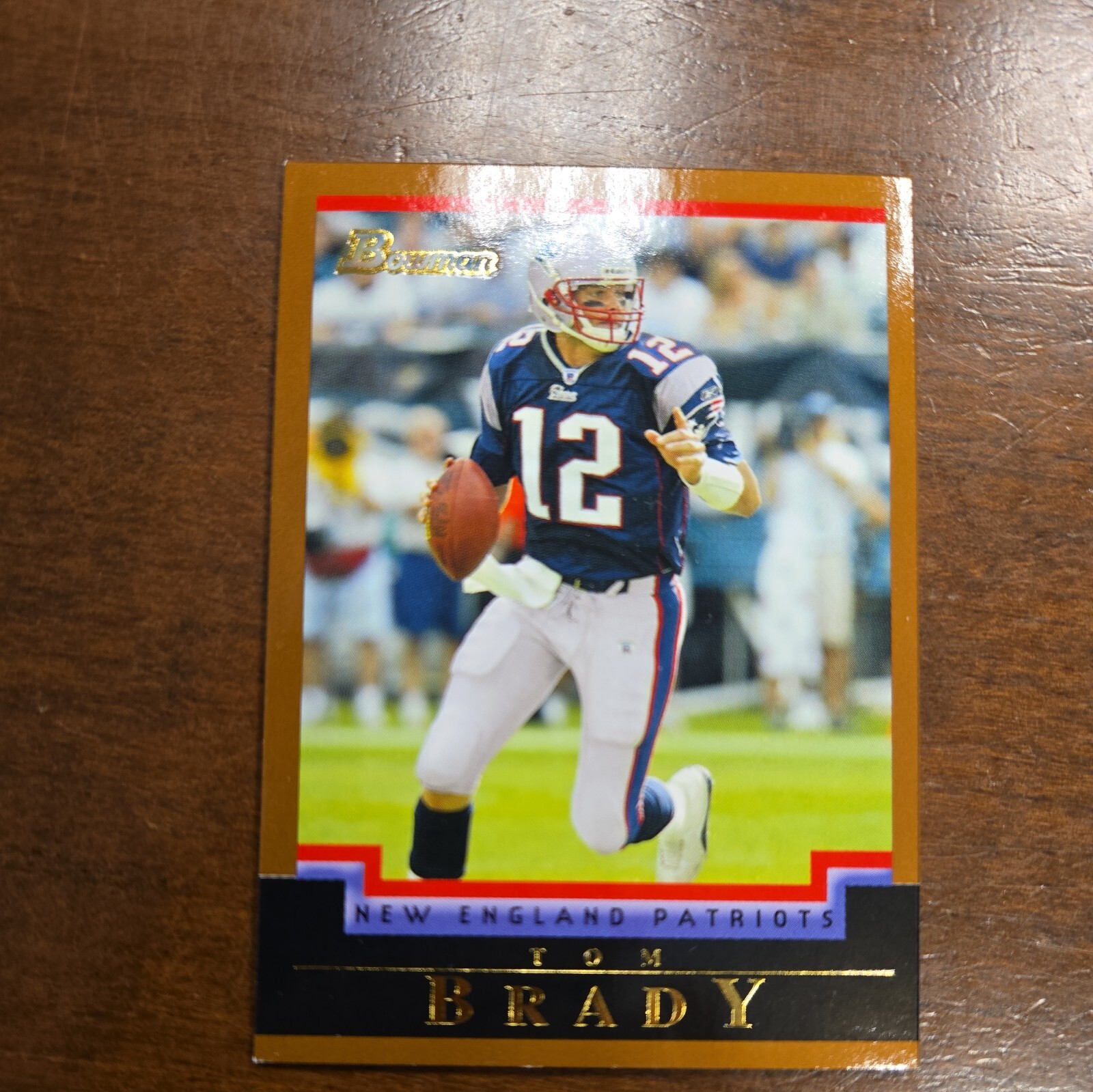 2004 Bowman - Gold #106 Tom Brady. fantastic