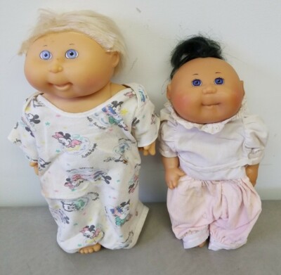 2 Cabbage patch Kids/ First Born Hard Body Dolls w outfit parts or refurbish 