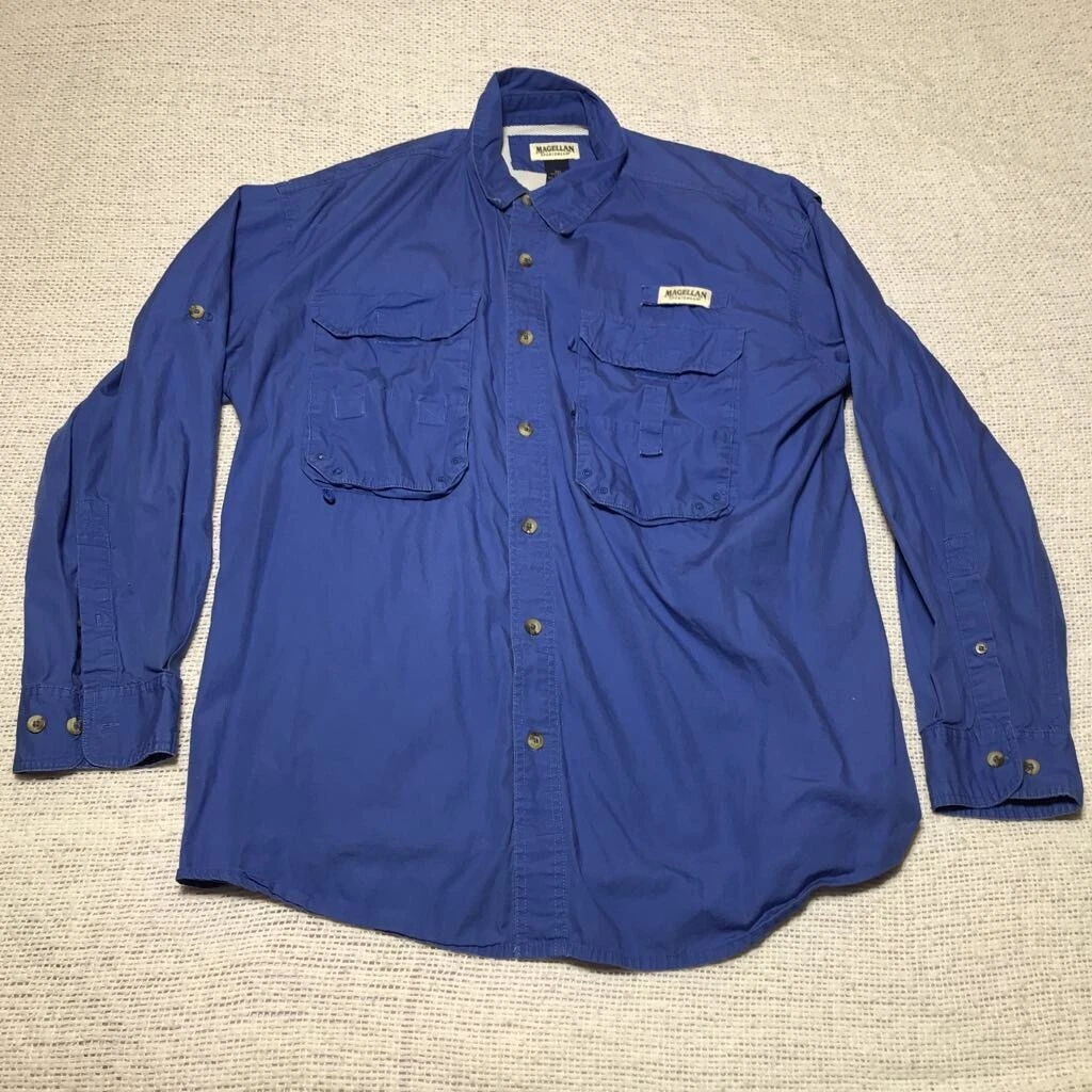 magellan long sleeve button up