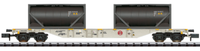 Minitrix 15103 Containertragwagen Sgns, Aae, Den Hartogh, Ep. Vi, Trix Spur N